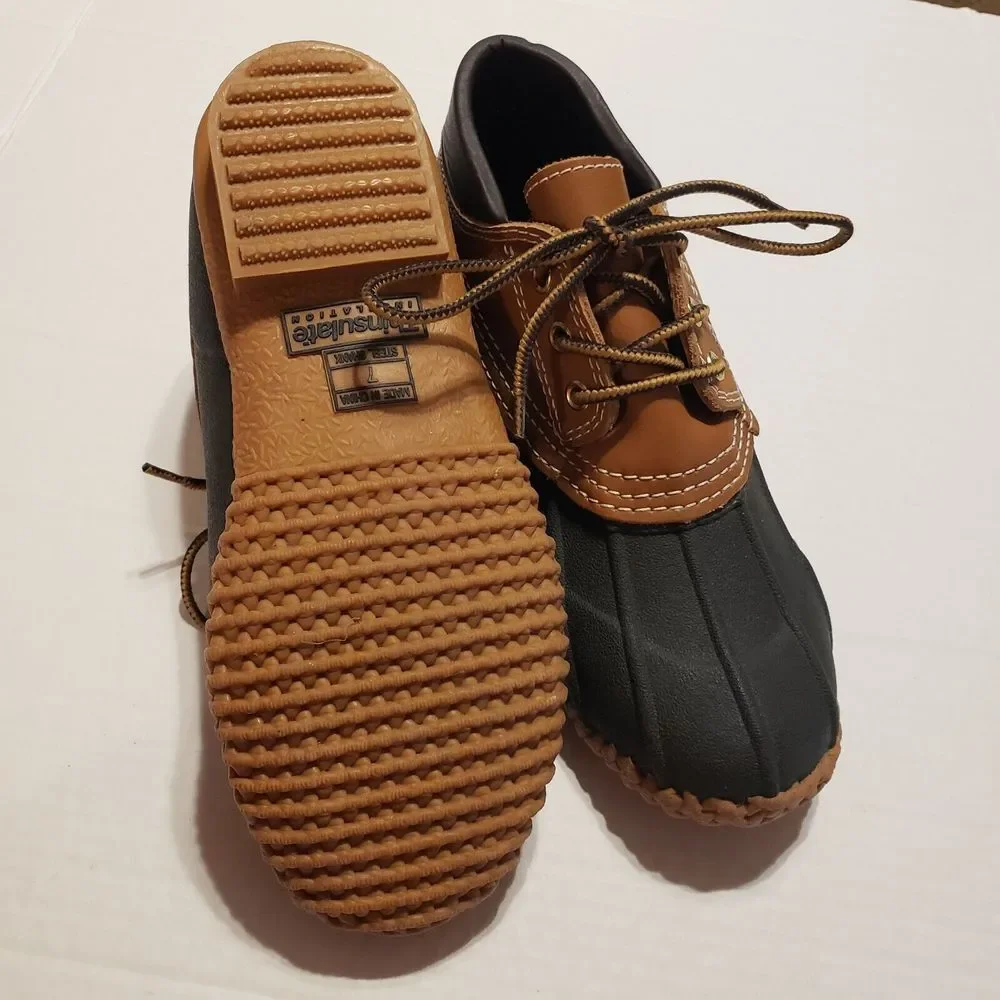 Soggs Men's Thinsulate Slip on Duck Shoes size‎ 7 steel shank